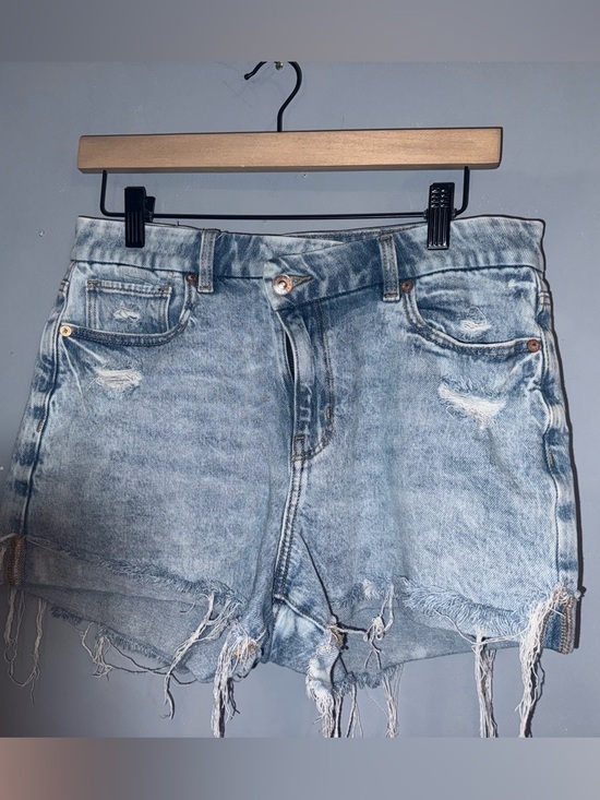 American Eagle Outfitters Pants - American Eagle Distressed Denim Shorts Size 8 | High Rise Cutoff Jean Shorts